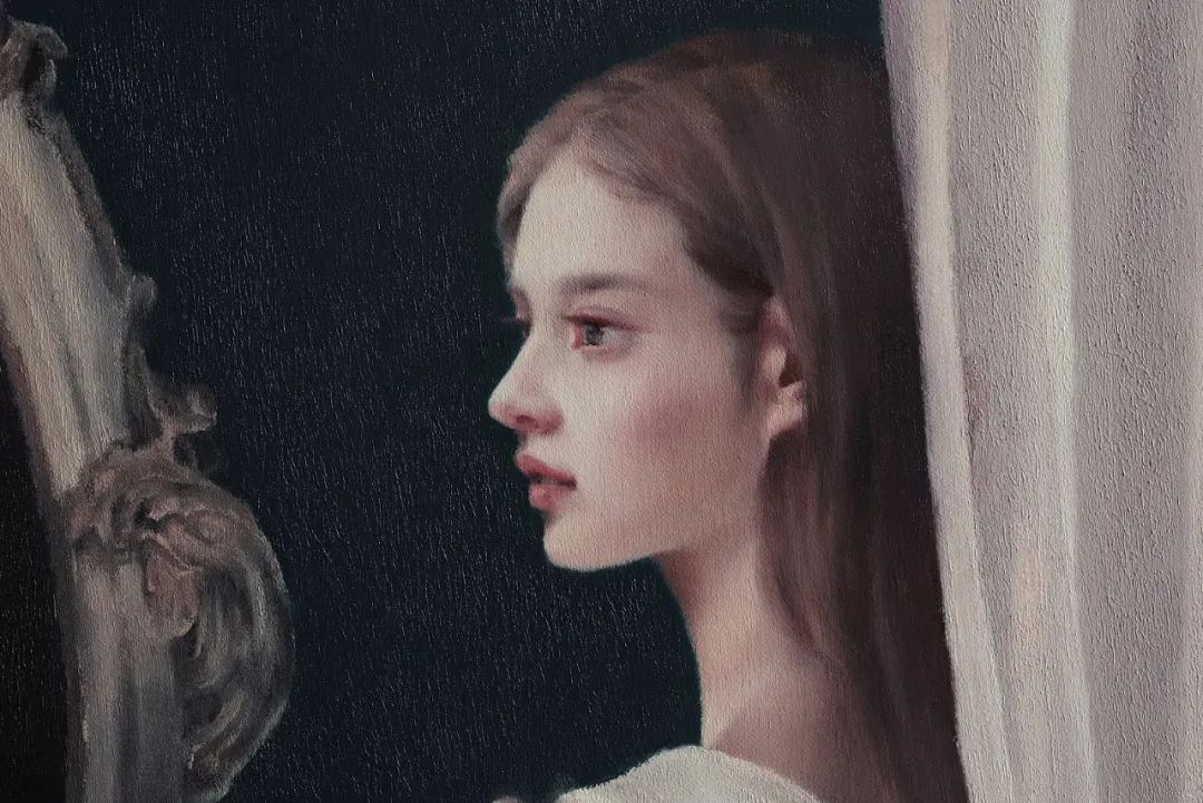 杨超@杨超:人体油画唯美而清雅脱俗,画出了东方女子的纯净与圣洁