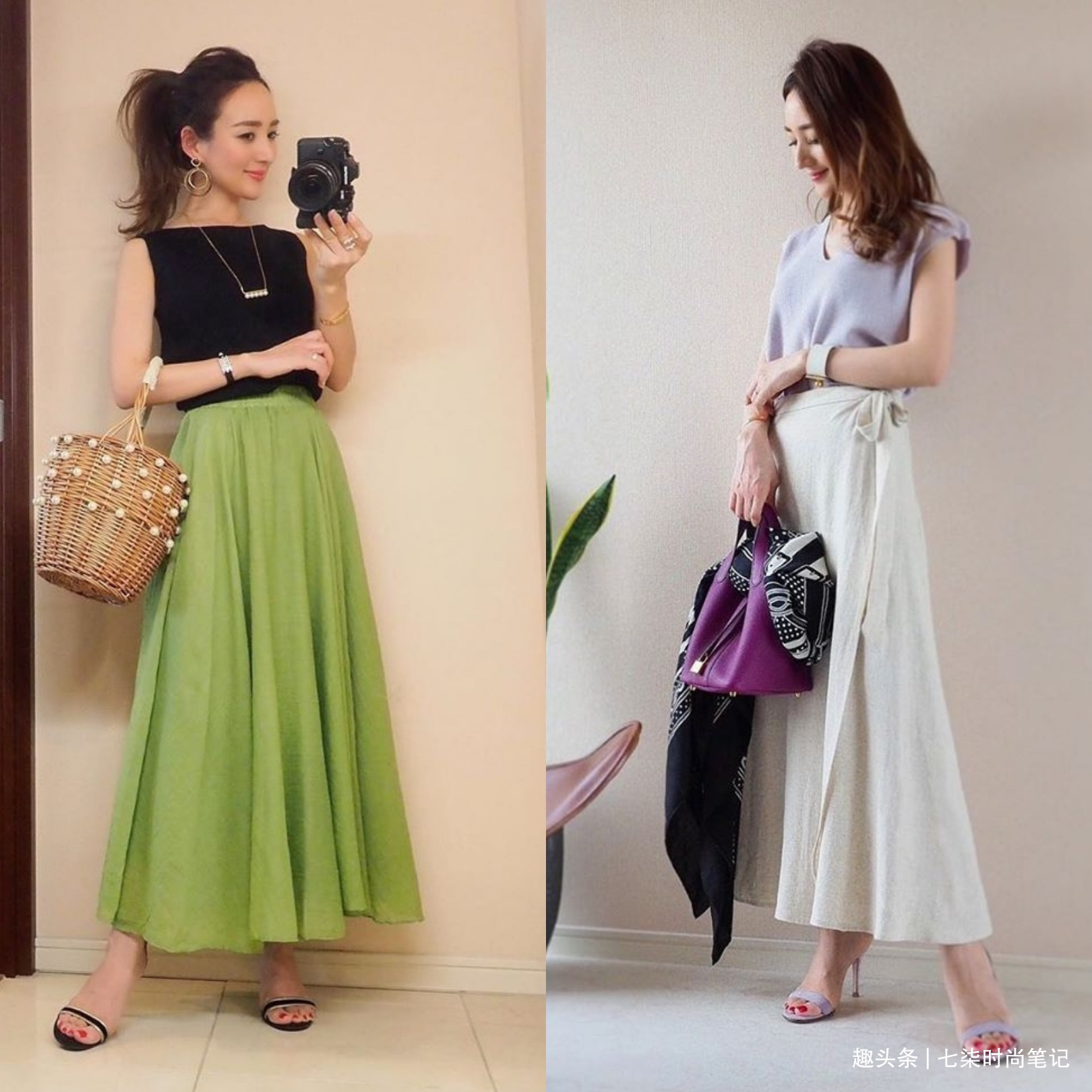 小个子 身高仅156cm,这位小个子辣妈的显高穿搭术,实用又时髦