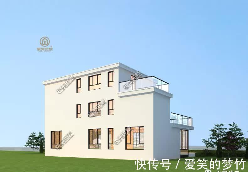 别墅|回老家建房,简约大气的现代风格,符合年轻人审美