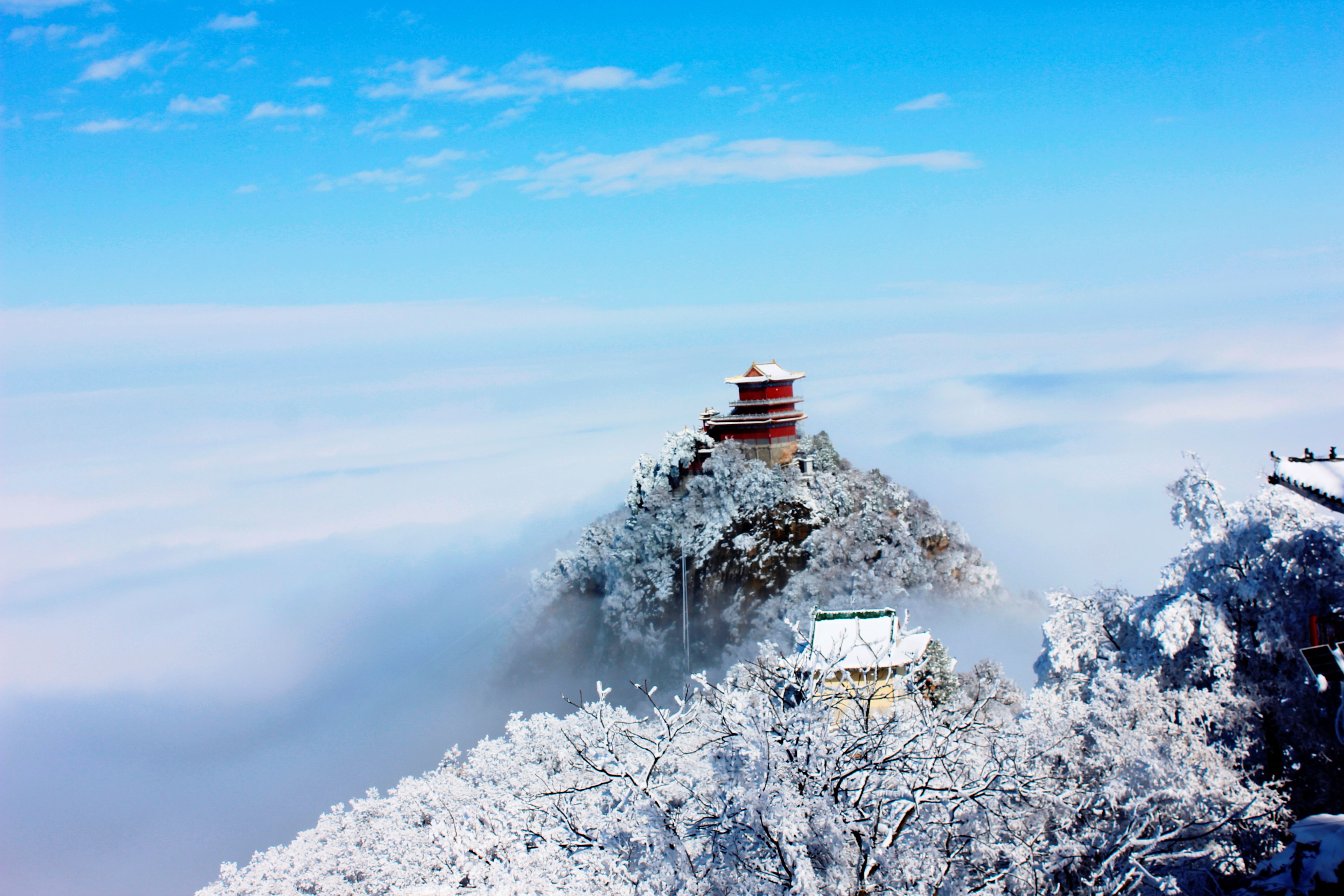 征集|【年末福利征集】雪后南五台幸遇云海