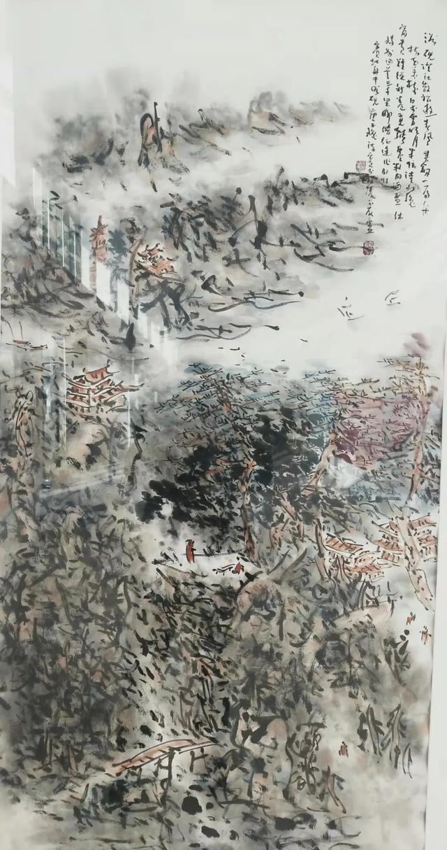 百度百家$梦笔新安——江海滨书画展