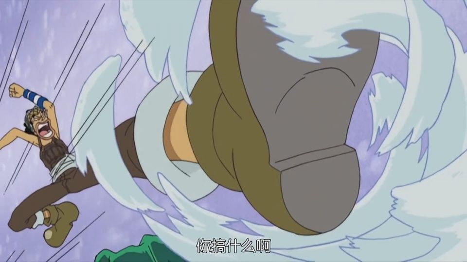 路飞破坏乌索普的冰雪美人，一场大战爆发，路飞太占便宜了