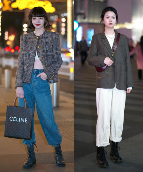 阔腿裤＋短靴，阔腿裤＋老爹鞋，简直美到犯规！