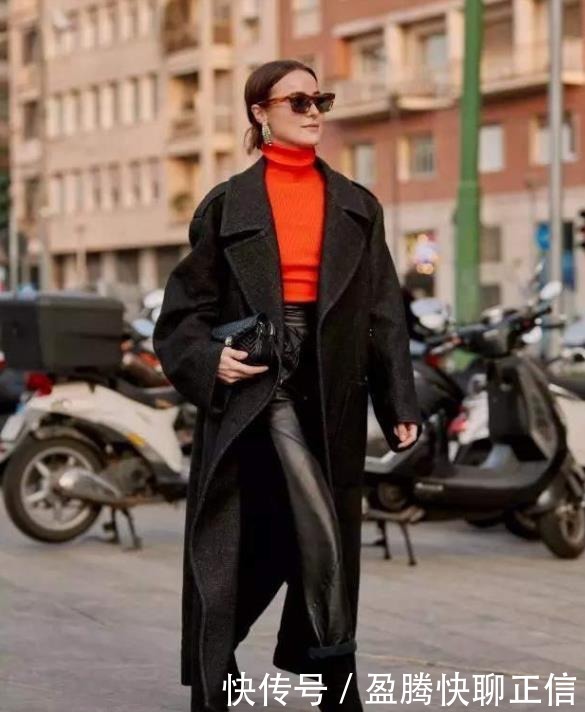 穿毛衣别再“老一套”了,今冬流行“撞色叠穿”,温柔又有女人味