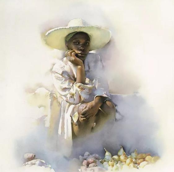 非洲#异域奇境、恍如隔世,艺术家迪兰·斯科特·皮尔斯的水彩画