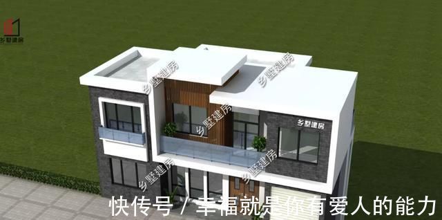 别墅|13X7米现代风别墅,占地只有百来平,也能追寻未来科技感