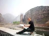 美术家协会@国画:家乡的雪