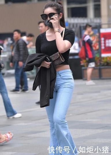 精致美观的紧身牛仔裤,时尚又百搭,视觉上尽显修长双腿