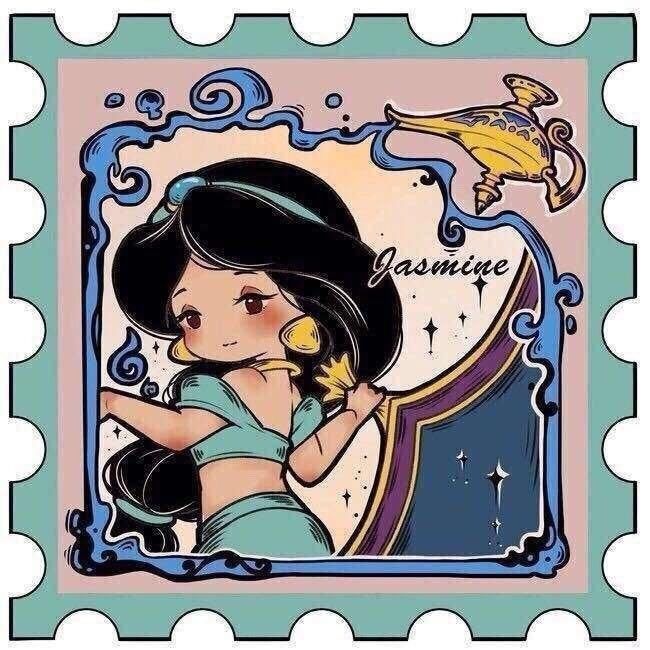 爱洛公主|画师绘制迪士尼公主小头像,贝儿最喜欢玫瑰花,爱丽儿怎么哭了