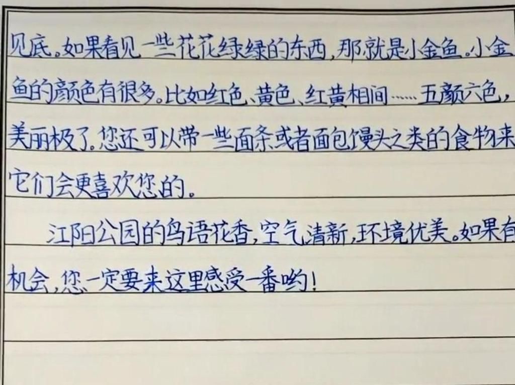 不已|9岁学霸的作文，不仅文采好而且字迹堪比印刷体，老师都羡慕不已