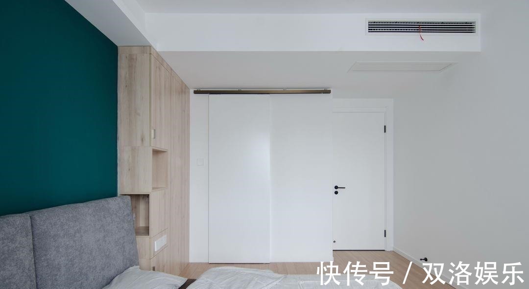 电视机|105平现代风婚房,清静淡雅温馨舒适,不到5个月就全部完工