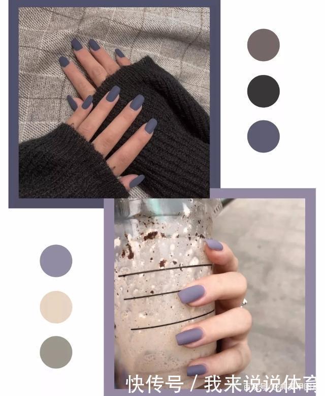 指甲|高级感超强的磨砂美甲，显白又显气质，哪个仙女不爱呢