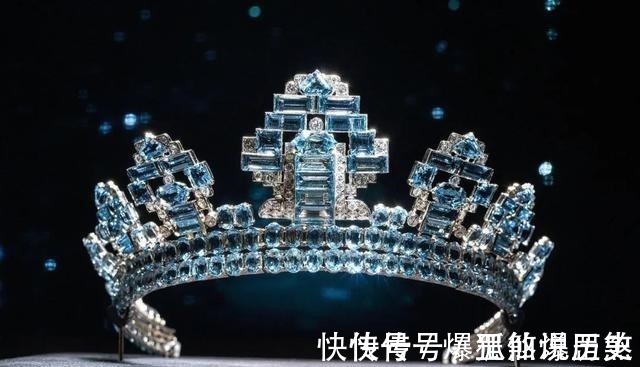 伊丽莎白 欧洲王室偏爱海蓝宝项链和冠冕,只因人美海蓝宝石更美!