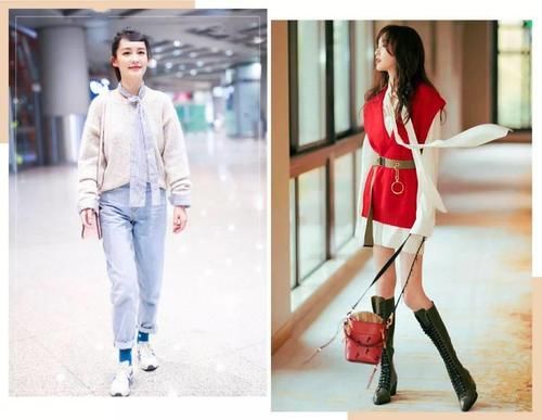 衬衫+毛衣，衬衫+高领=永不过时气质精！太美了！