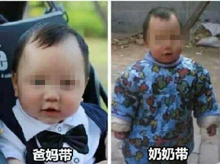 宝妈|孩子“回村”前后的对比照火了,不顾形象的样子,实在太萌了