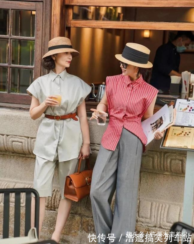 高级感 穿阔腿裤该怎么搭上衣?看三木妈亲身示范,优雅减龄超洋气