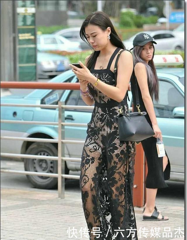 网纱连体裤,穿上就是美女朦胧之美,时尚又拉风