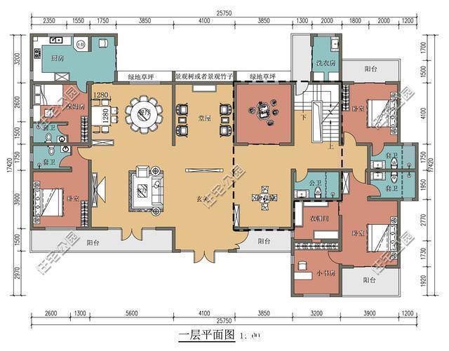 建筑面积|建房预算20万起,我帮你挑了这5套中式小院,哪套更好?