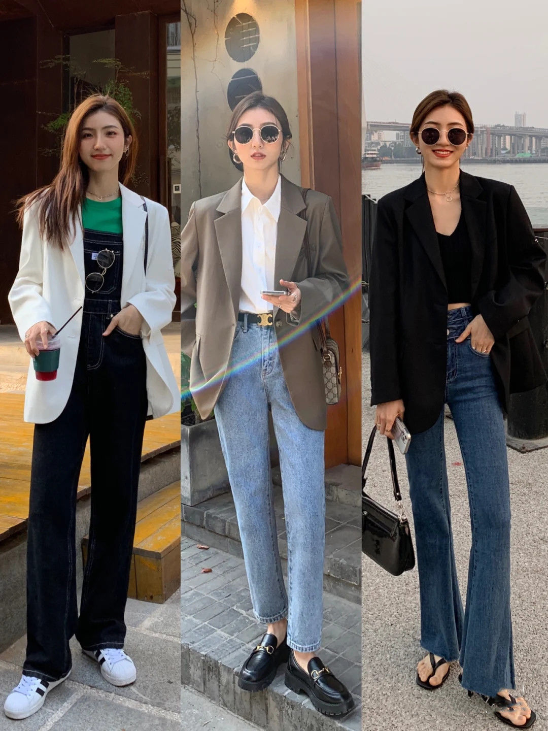 西装外套穿搭分享，休闲时尚又高级百搭，可打造多种风格还好搭配