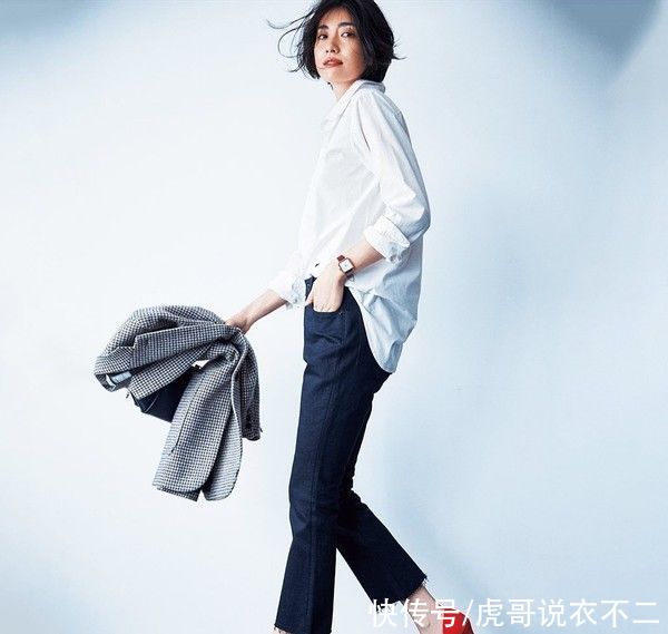 换季衣服别买太多，但白色衬衫要准备几件，三四十岁穿它更高级