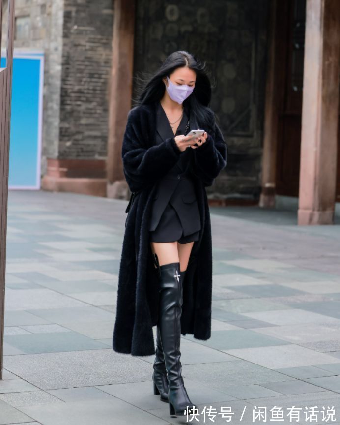 针织开衫|成都女孩带火了“光腿神器”,这9套下衣失踪的造型,也太时髦了