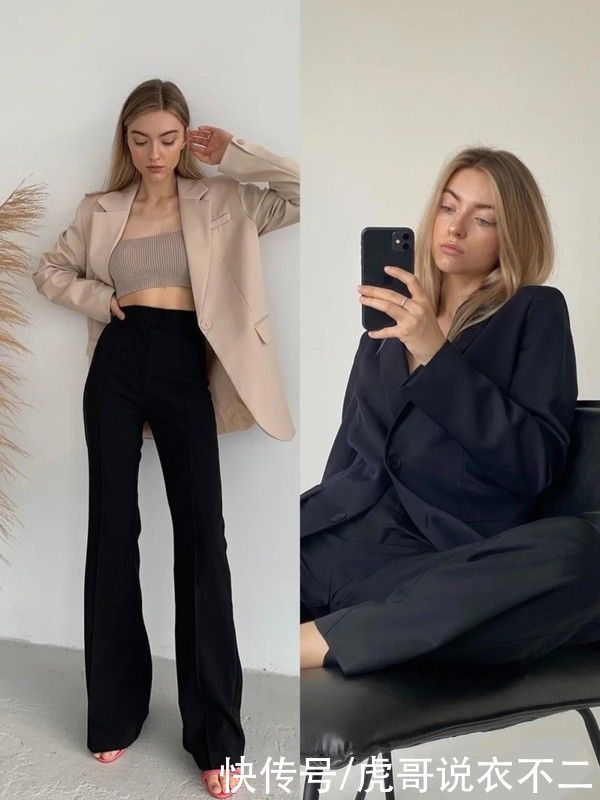 俄罗斯美女厉害了，3招打造小个子出街穿搭，优雅与显高全都要