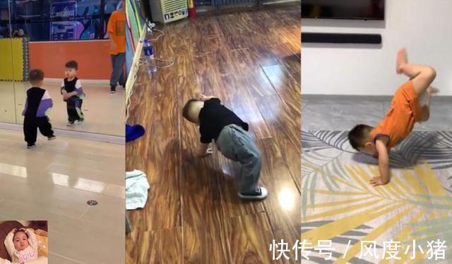 孩子|萌娃穿尿不湿跳街舞,高难度动作帅“炸”,网友乘风破浪的宝宝