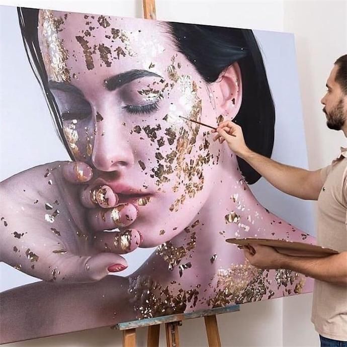 人体|乌克兰艺术家超写实人体美女油画欣赏,太逼真了