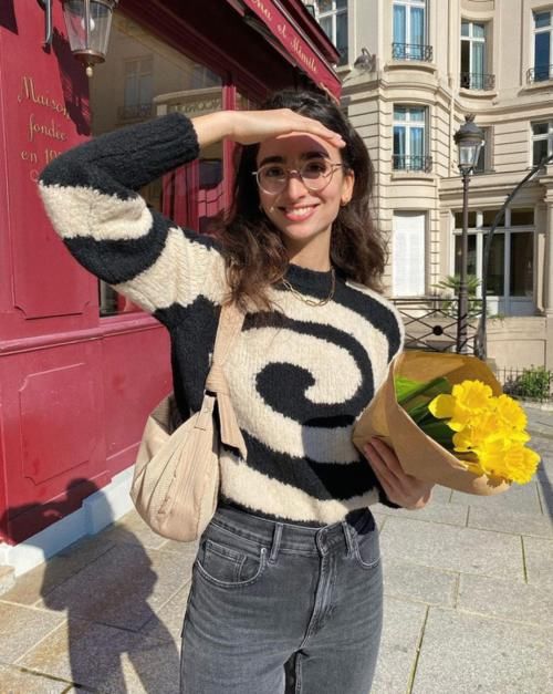 毛衣当季的时刻，用5个方式营造时髦感，穿得洋气又精致