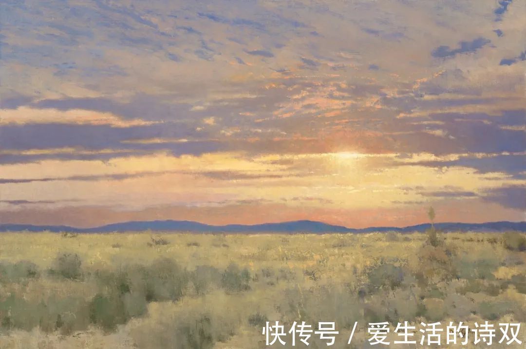 卢伯克$大卫·格里芬的风景油画高清图,放大看,更迷人