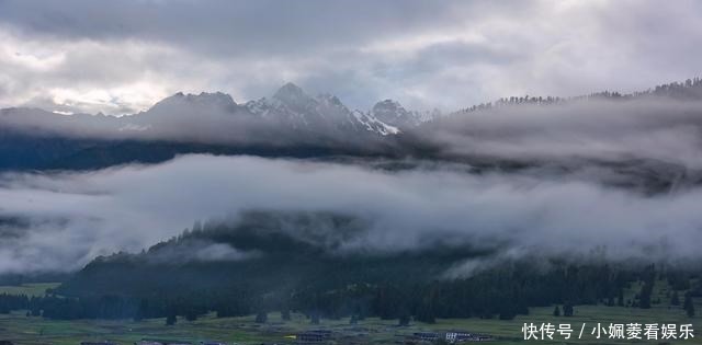 海拔落差几千米，这个同时拥有雪山和林海的小城，此刻正漫山桃花