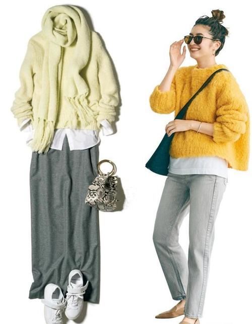 冬末初春紧跟潮流，学会流行色搭配，一起步入明媚大气的“灰黄”