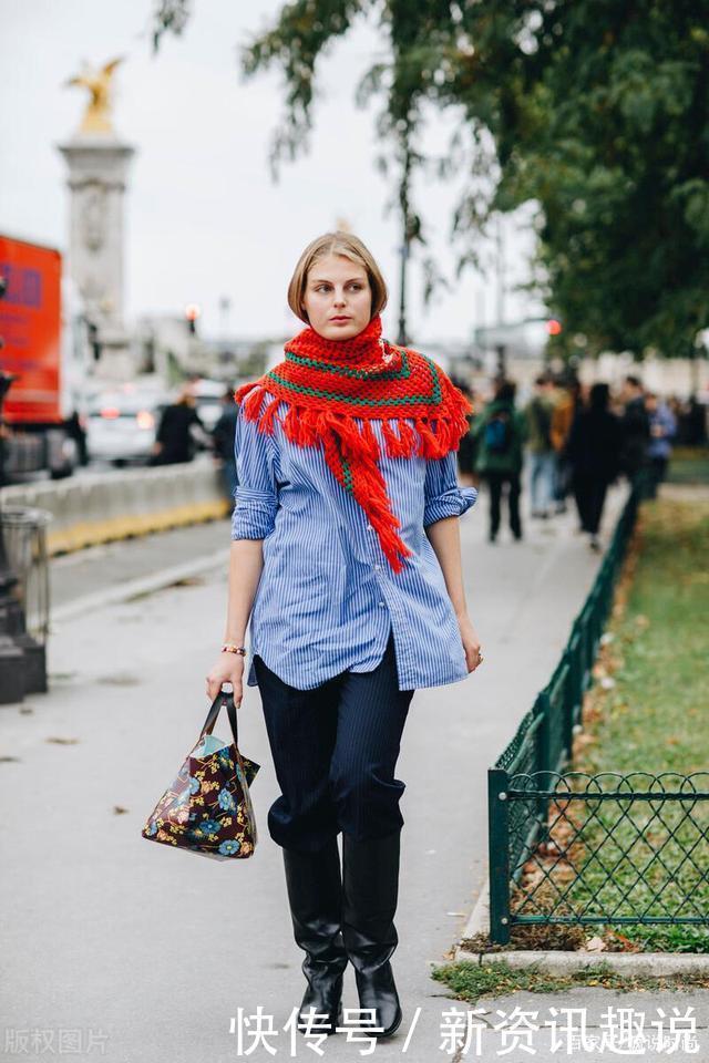 秋冬围巾怎么选,好看又百搭的五种色系,减龄时髦还不俗气
