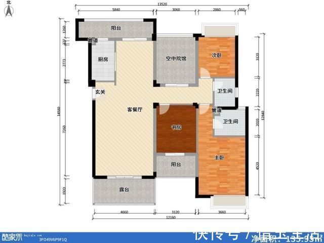 装修|145平米三居室设计说明,32万元装修的现代风格有什么效果?