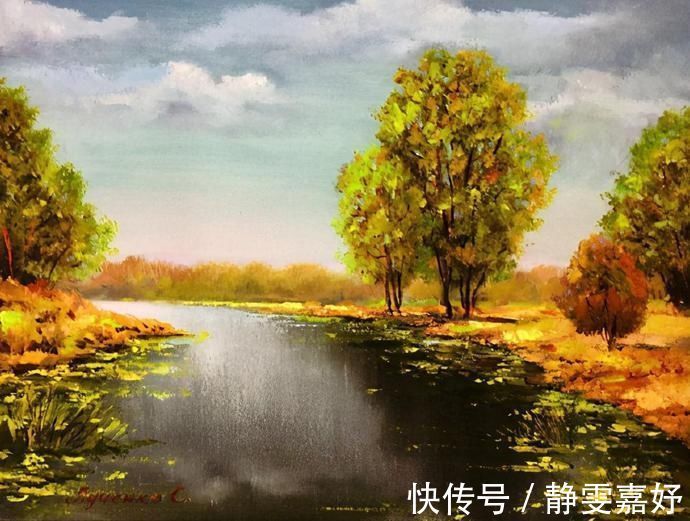 维特拉！俄罗斯美女艺术家油画作品，人美画更美