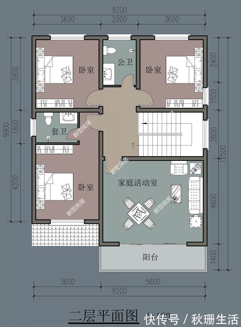 建筑|准备了20万回农村建房,这6套图纸,你们帮我看看哪套好