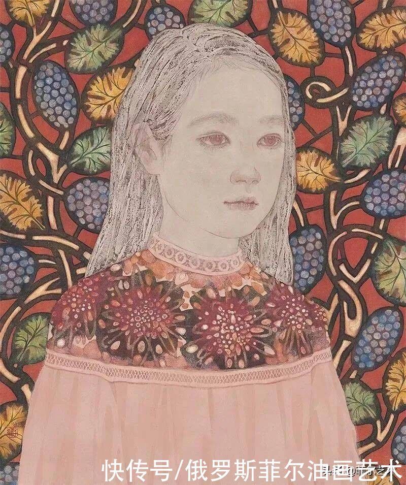 敦煌莫高窟|日本最优秀的青年女岩彩画家,她的作品太美了