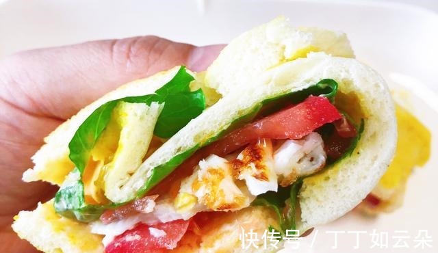 汉堡包|天热孩子没胃口,早餐这样做,4种食材俏搭配,低脂高蛋白,香!