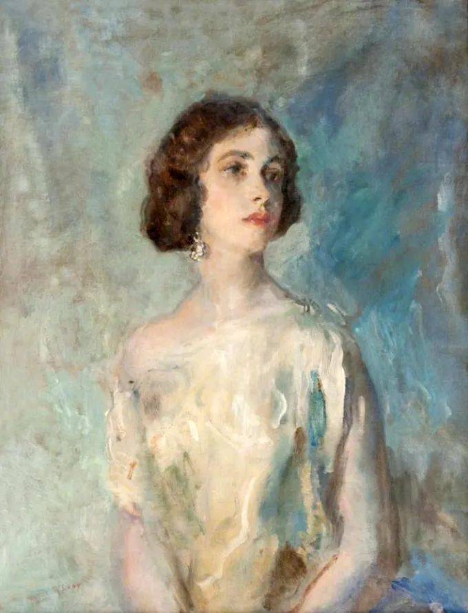 艺术学院!19世纪油画家笔下细腻的年轻漂亮女子,人物造型丰韵端庄 雍容华贵