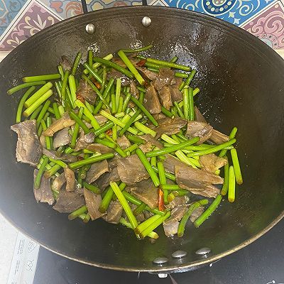 腊肉|蒜苔炒腊肉