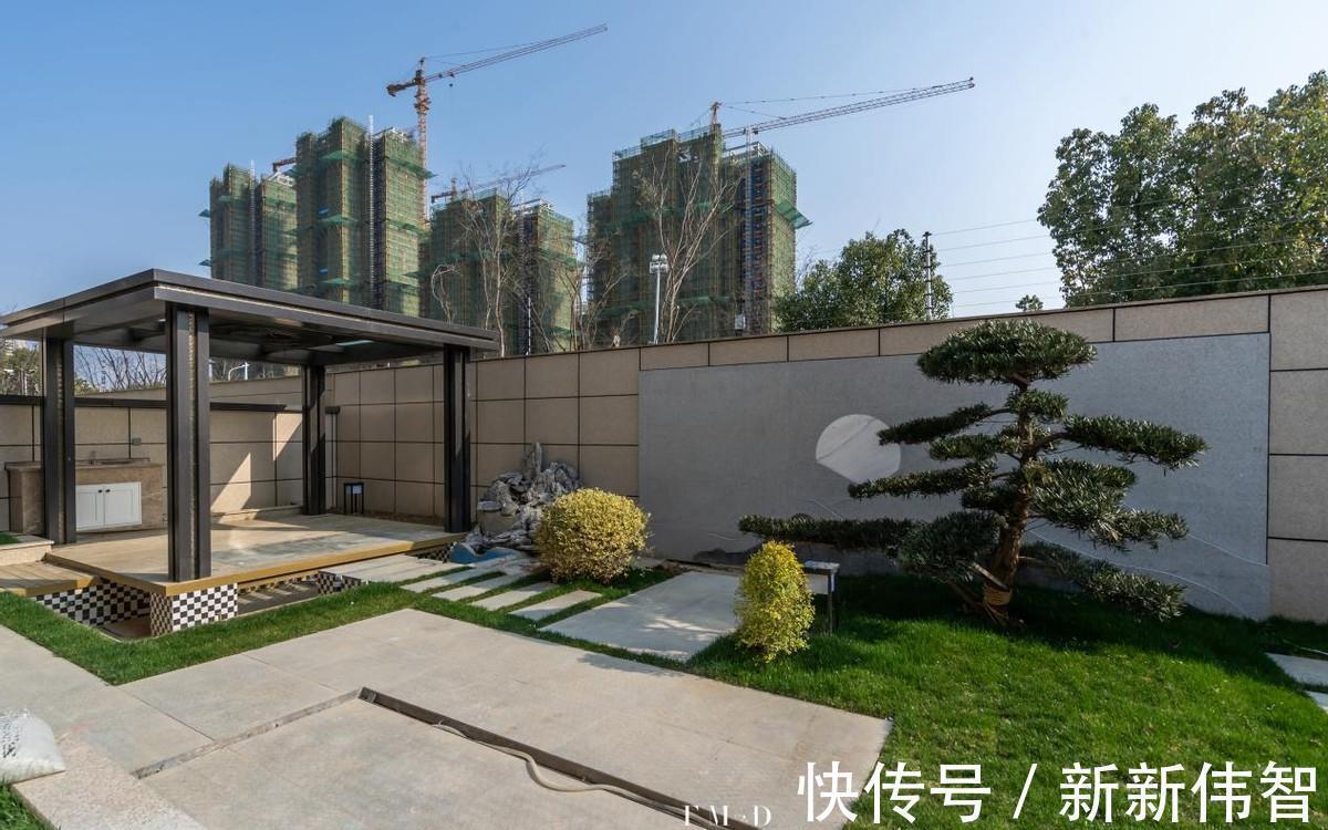 石头|一处景墙,一处风景,墙壁勾画山水,最是清闲雅致,美了整个庭院