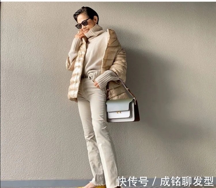 穿搭 五六十岁的女人要想显身材,建议外套穿短不穿长,显高显瘦又减龄