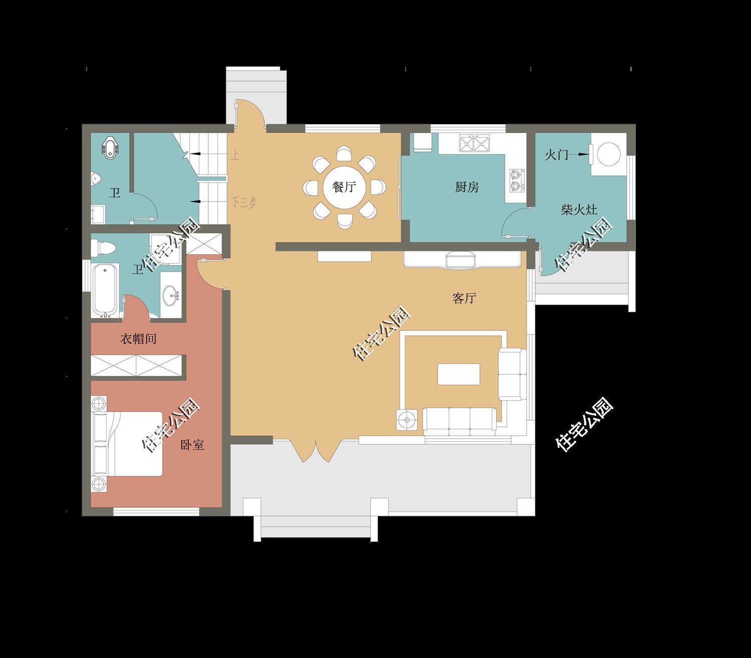 砖混|农村盖房从这10套户型里选吧,每一套都漂亮的没话说,性价比超高