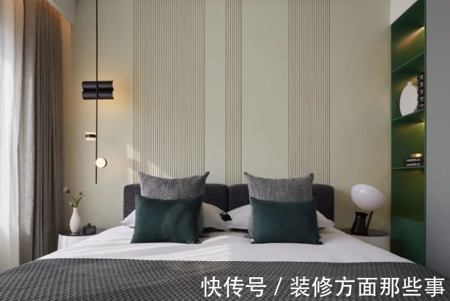 清新简约风|130平清新简约风三居室,绿色的高级应用!