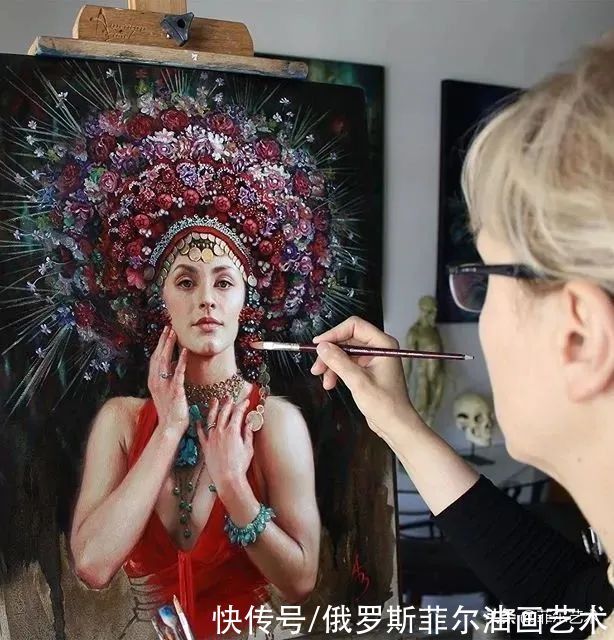 曼努克&自然野性！亚美尼亚女艺术家曼努克的唯美油画作品欣赏