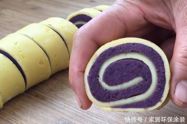 鸡蛋面饼|紫薯新吃法，这样做孩子三天两头点名吃，香甜软糯，比面包好吃