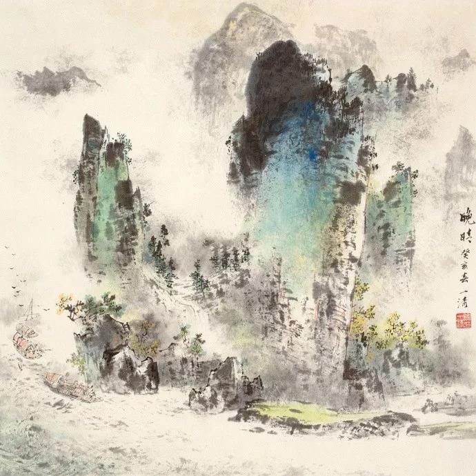  清清|这清清淡淡的山水，太养眼了，让你看一眼就爱上！