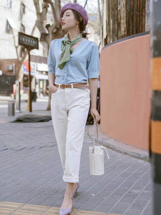 半身裙|秋季,针织衫怎么穿才高级?搭配半身裙或牛仔裤优雅洋气,超好看