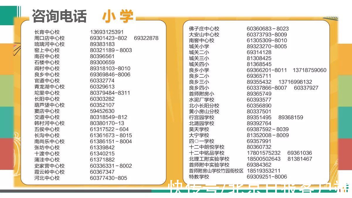 房山区|即日起至2022年1月7日房山区办理转学，长阳地区各学校学位整体紧张