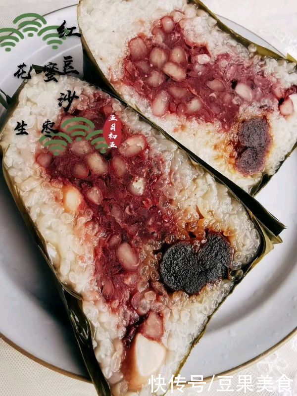 甜粽|#舌尖上的端午#蜜枣红豆粽